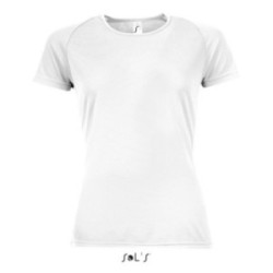 Tee-shirt de sport respirant femme Sol's® Sporty blanc