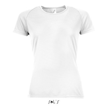 Tee-shirt de sport respirant femme Sol's® Sporty blanc