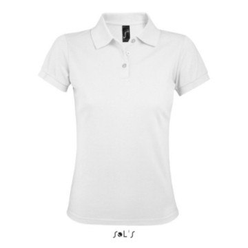 Polo femme Sol's® Prime blanc