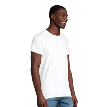 Tee-shirt homme en coton bio blanc Sol's® Pioneer