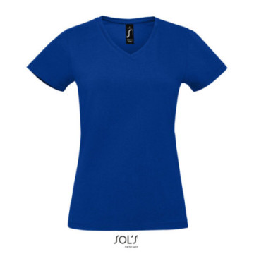 Tee-shirt femme Sol's® Impérial col V couleur