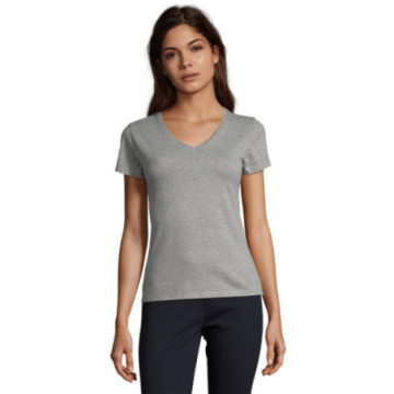 Tee-shirt femme Sol's® Impérial col V couleur