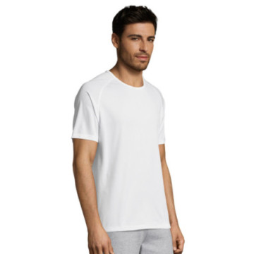 Tee-shirt de sport respirant homme Sol's® Sporty blanc