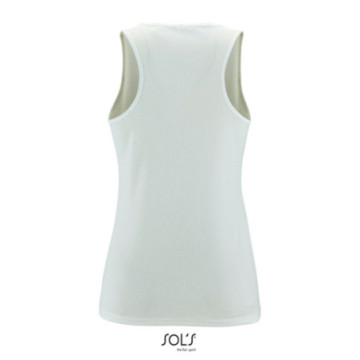 Débardeur de sport femme Sol's® Sporty TT blanc