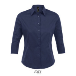 Chemise femme manches 3/4 Sol's® Effect couleur