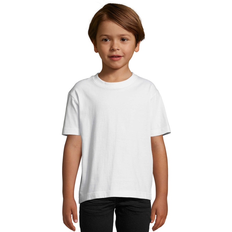 Tee-shirt enfant Sol's® Impérial blanc