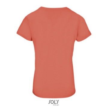 Tee-shirt femme en coton bio couleur Sol's® Crusader