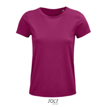 Tee-shirt femme en coton bio couleur Sol's® Crusader
