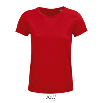 Tee-shirt femme en coton bio couleur Sol's® Crusader