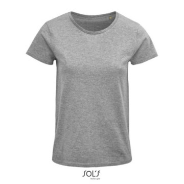 Tee-shirt femme en coton bio couleur Sol's® Crusader