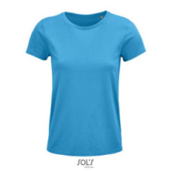 Tee-shirt femme en coton bio couleur Sol's® Crusader