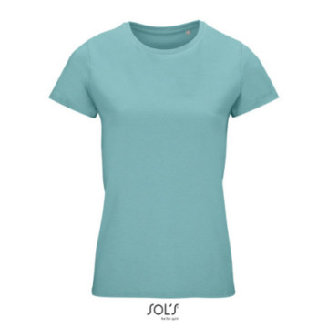 Tee-shirt femme en coton bio couleur Sol's® Crusader