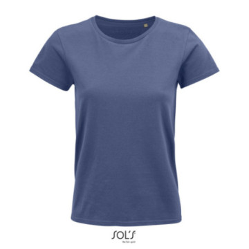 Tee-shirt femme en coton bio couleur Sol's® Crusader