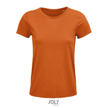 Tee-shirt femme en coton bio couleur Sol's® Crusader