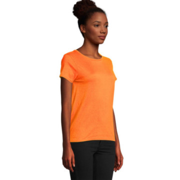 Tee-shirt femme en coton bio couleur Sol's® Crusader