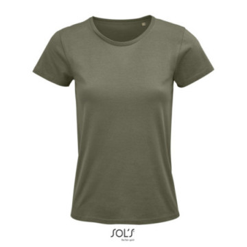 Tee-shirt femme en coton bio couleur Sol's® Crusader