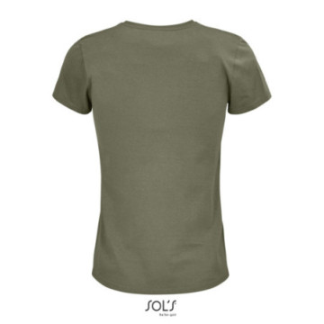 Tee-shirt femme en coton bio couleur Sol's® Crusader
