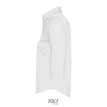 Chemise femme manches 3/4 Sol's® Effect blanche