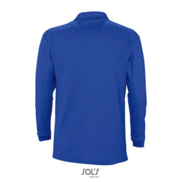 Polo homme manches longues Sol's® Winter II couleur