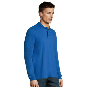 Polo homme manches longues Sol's® Winter II couleur