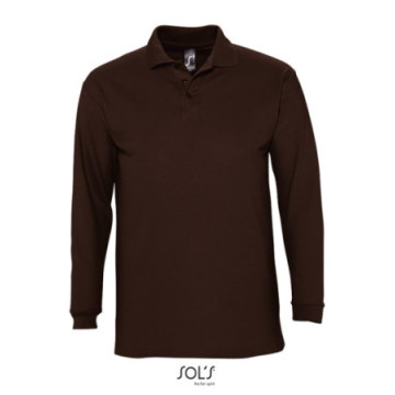 Polo mixte manches longues Sol's® Winter II couleur