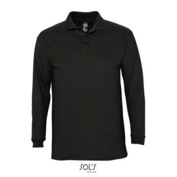 Polo mixte manches longues Sol's® Winter II couleur