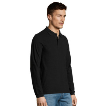 Polo mixte manches longues Sol's® Winter II couleur