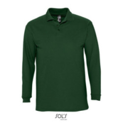 Polo mixte manches longues Sol's® Winter II couleur