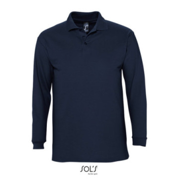 Polo mixte manches longues Sol's® Winter II couleur