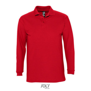 Polo mixte manches longues Sol's® Winter II couleur