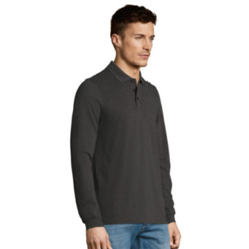 Polo mixte manches longues Sol's® Winter II couleur