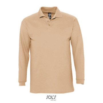 Polo mixte manches longues Sol's® Winter II couleur