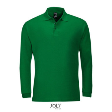 Polo mixte manches longues Sol's® Winter II couleur