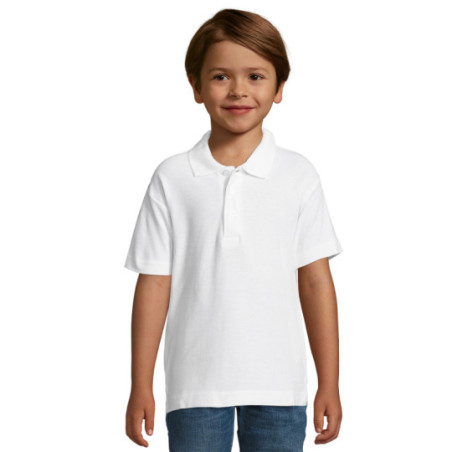 Polo enfant Sol's® Summer blanc