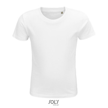 Tee-shirt enfant Sol's® Crusader en coton bio blanc