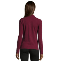 Polo femme manches longues Sol's® Podium couleur