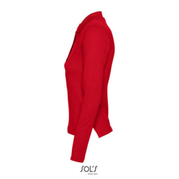 Polo femme manches longues Sol's® Podium couleur