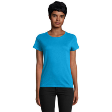 Tee-shirt femme  en coton bio couleur Sol's® Pioneer