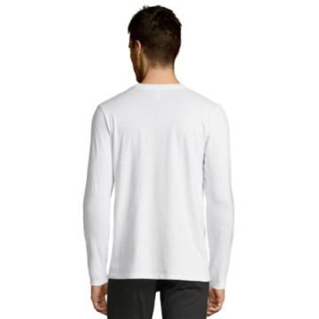 Tee-shirt homme manches longues Sol's® Impérial blanc