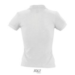 Polo femme Sol's® People blanc