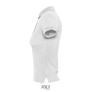 Polo femme Sol's® People blanc