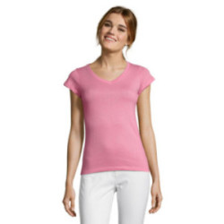 Tee-shirt femme Sol's® Moon col V couleur