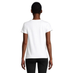 Tee-shirt femme en coton bio blanc Sol's® Pioneer