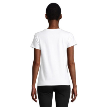 Tee-shirt femme en coton bio blanc Sol's® Pioneer