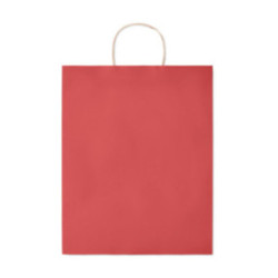 Sac en papier recyclé coloré 90 g/m² 32x40x12 cm