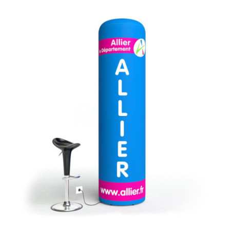 Tube gonflable avec plateau blanc + sac 60 x 300 cm