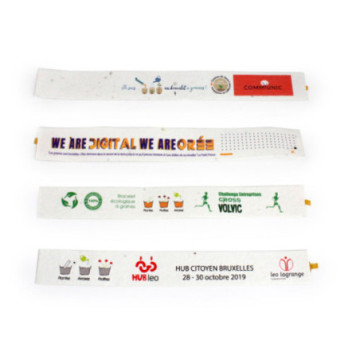 Bracelet biodégradable avec graines