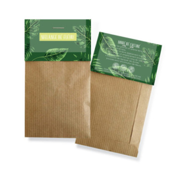 Sachet de graines en papier kraft