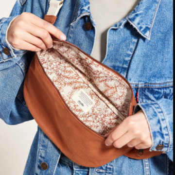 Sac banane en coton bio GOTS Studio by Hindbag®