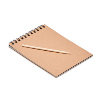 Carnet à gratter en papier kraft